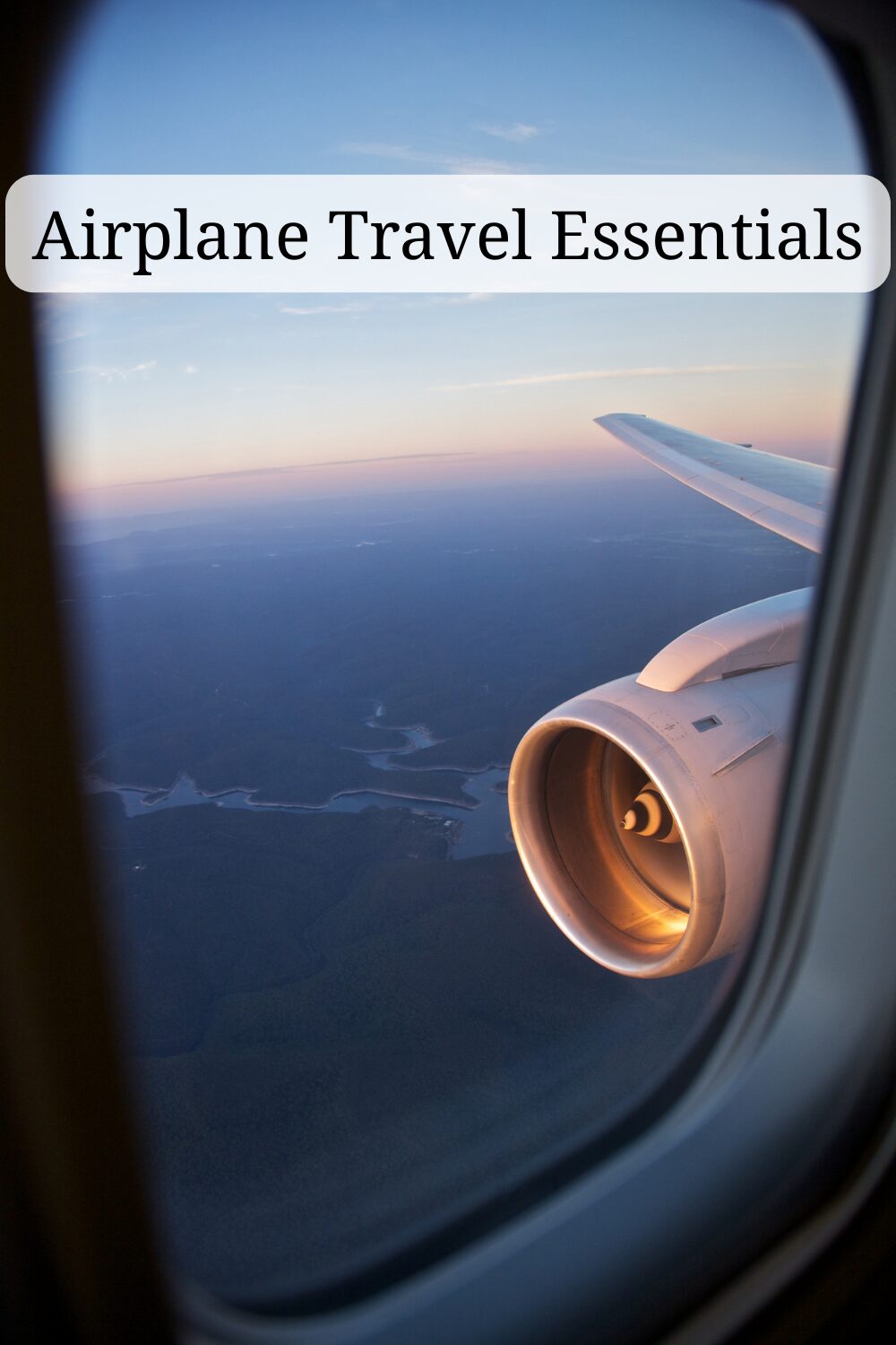 airplane travel essentials