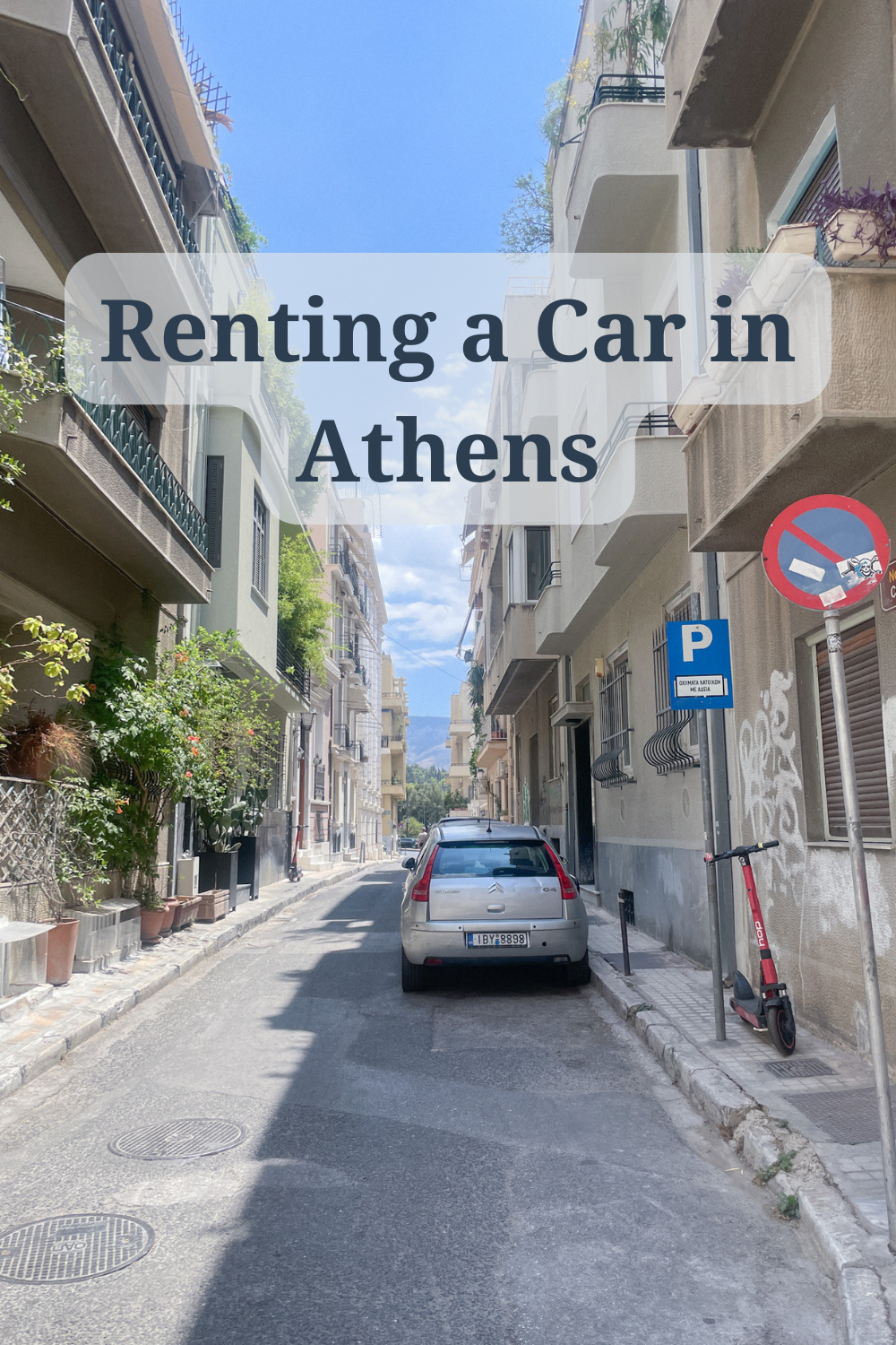 renting a car in Athens