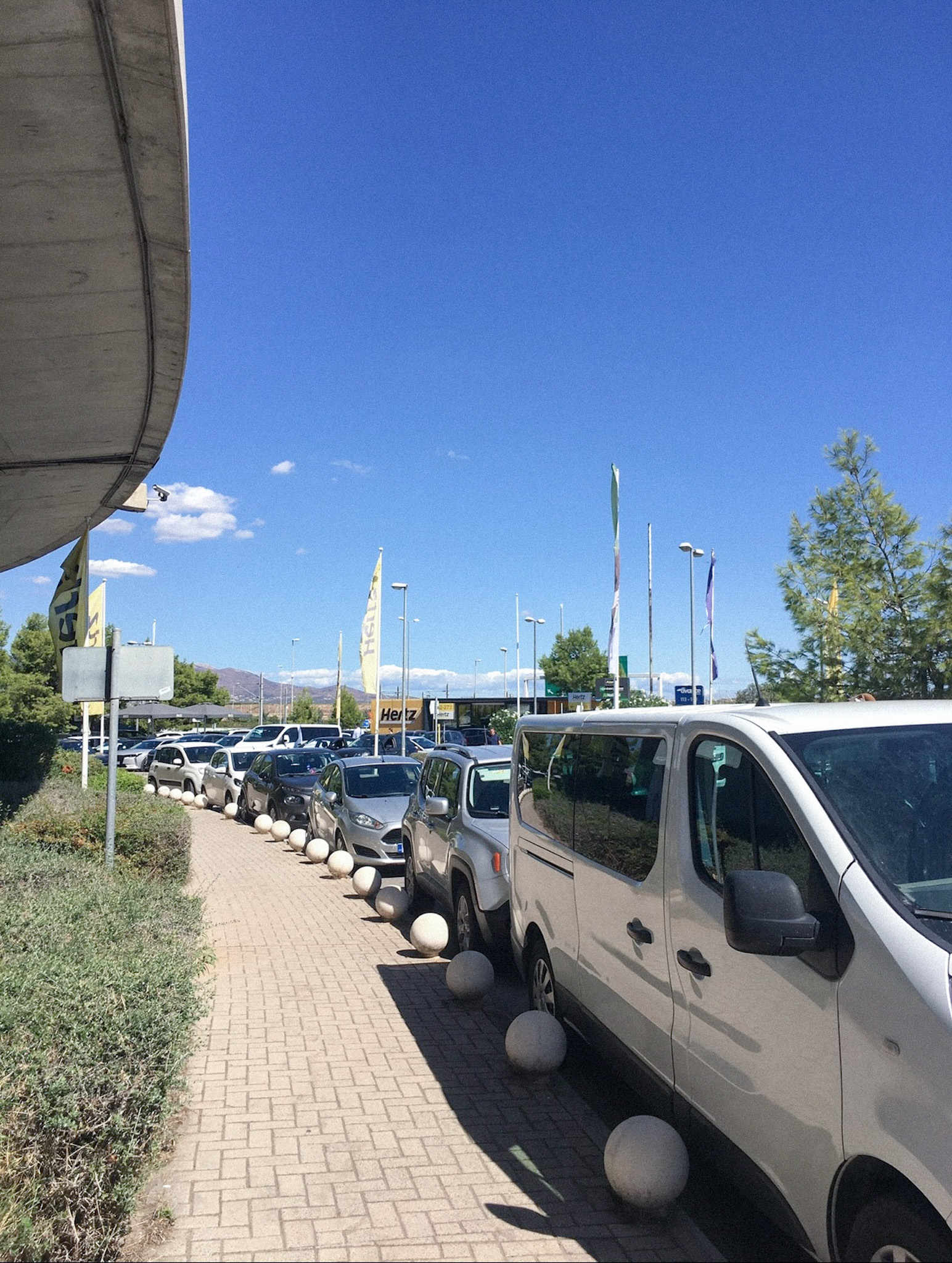 renting a car in Athens